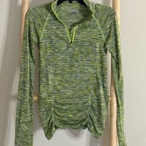 Athleta Lime Green Long Sleeve Top